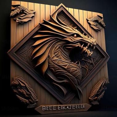 3D model The Elder Scrolls Online   Scalebreaker game (STL)